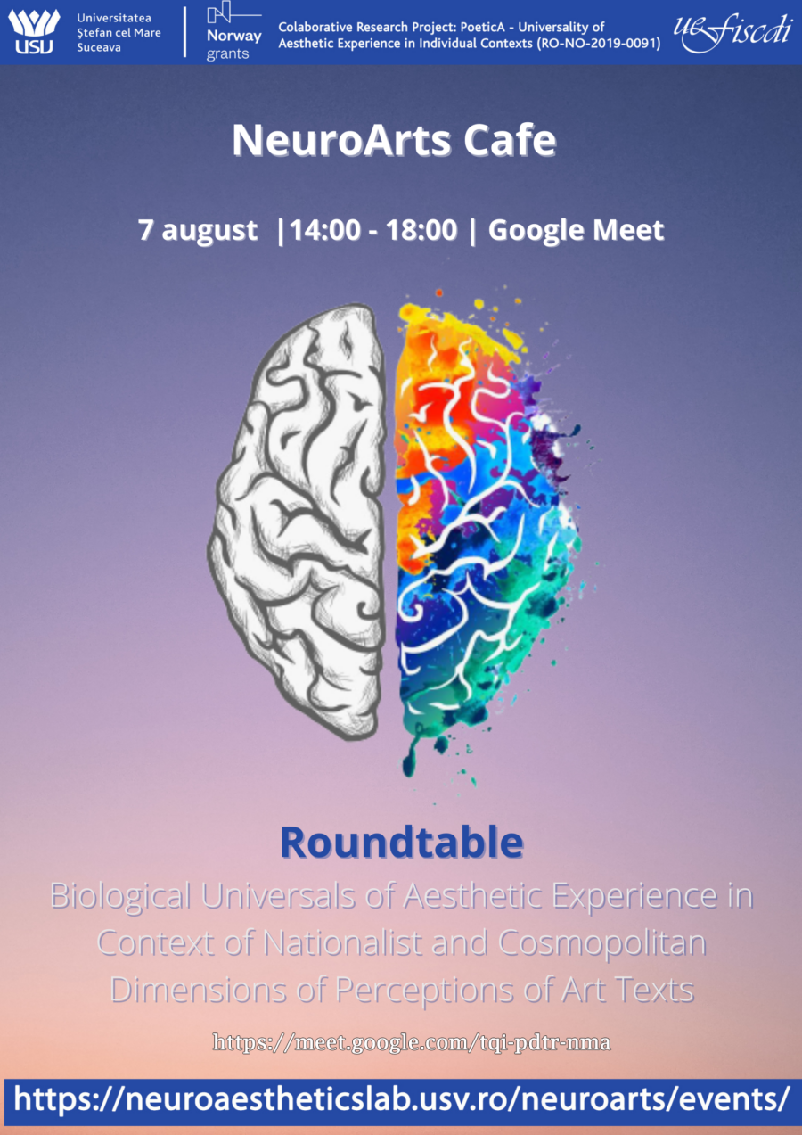 NeuroArts Cafe 7 August 2022